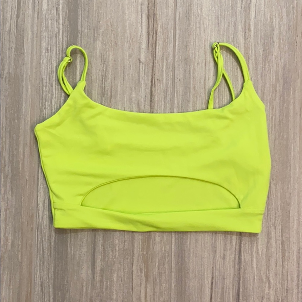 Neon Green Crop top